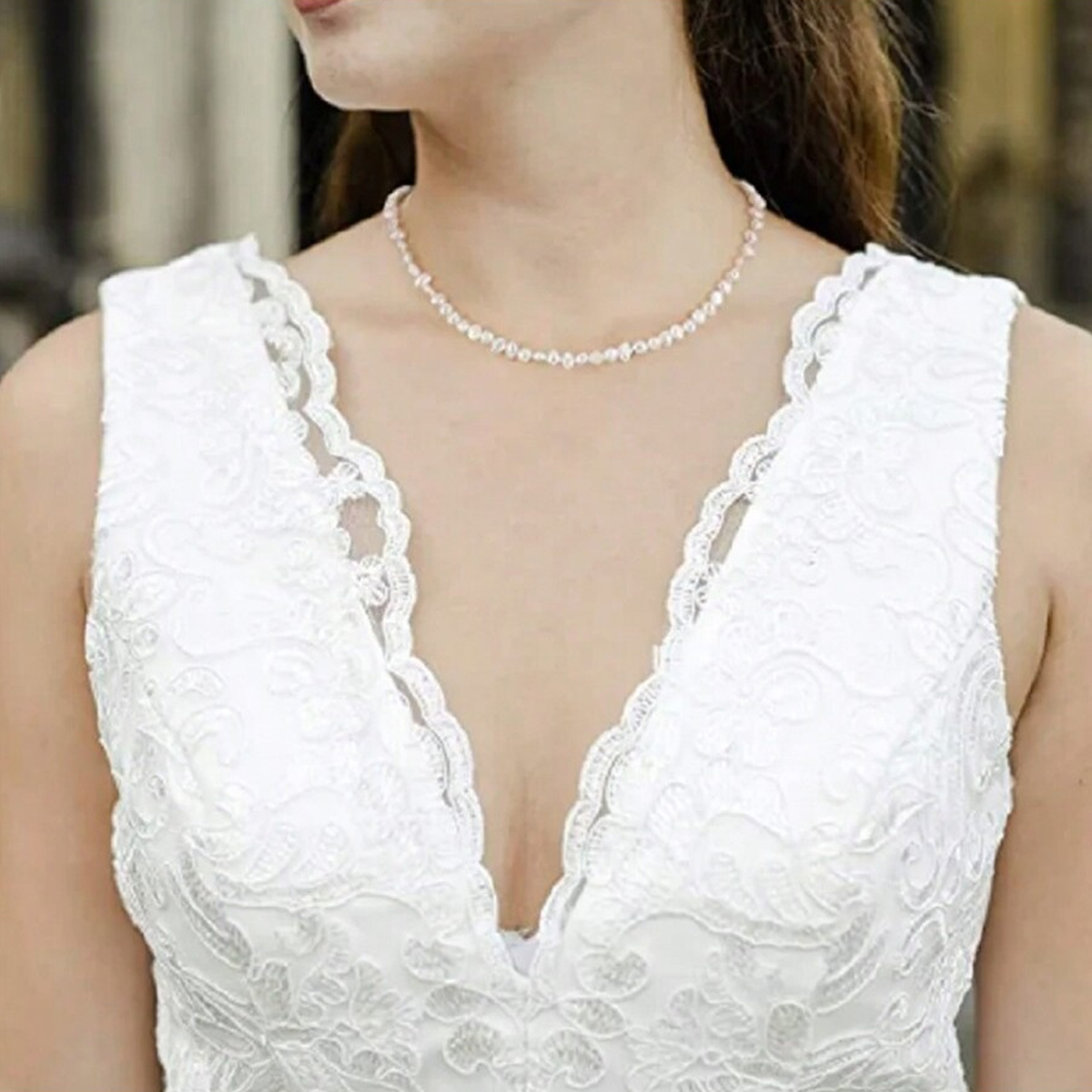 fashion freshwater pearl necklace for women